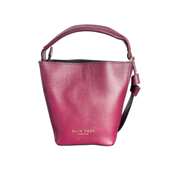 Aida Burgundy Women’s Designer Handbag – Italian Leather Luxury Purse